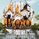 オーナメント ハロウィン アクリル ノーム ウィザード カラフル 窓飾り 玄関飾り 壁掛け 軽量 丈夫 ドアハンガー ユニーク デコレーション プリント 約20...