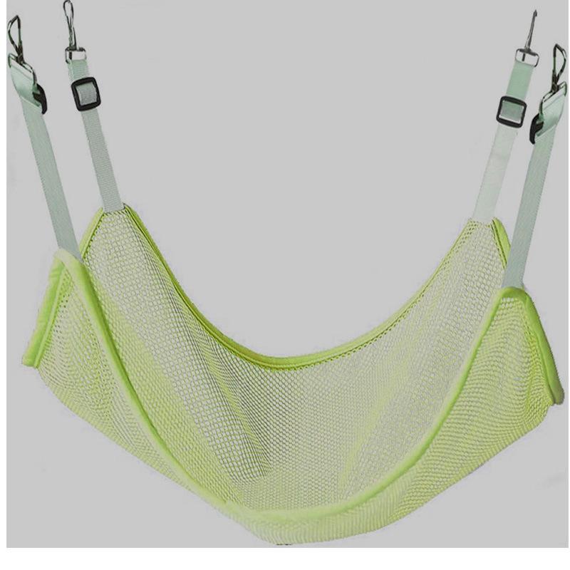 猫 オールシーズン 接触冷感 通気性メッシュ 調整可能 ペット ハンモック 吊り下げベッド ケージ用 快..