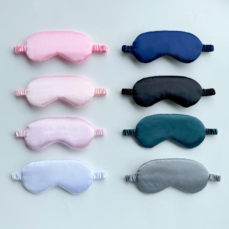 アイマスク サテン フリル おしゃれ 遮光 圧迫感フリー 軽量 快適 やさしい肌触り 睡眠用 旅行 出張 機..