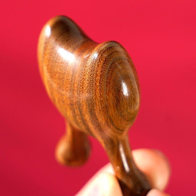 マッサージコーム 白檀 木製 頭皮ケア 頭部 目元 経絡 マッサージ 鼻筋かっさ 疲労回復 リラックス ス..