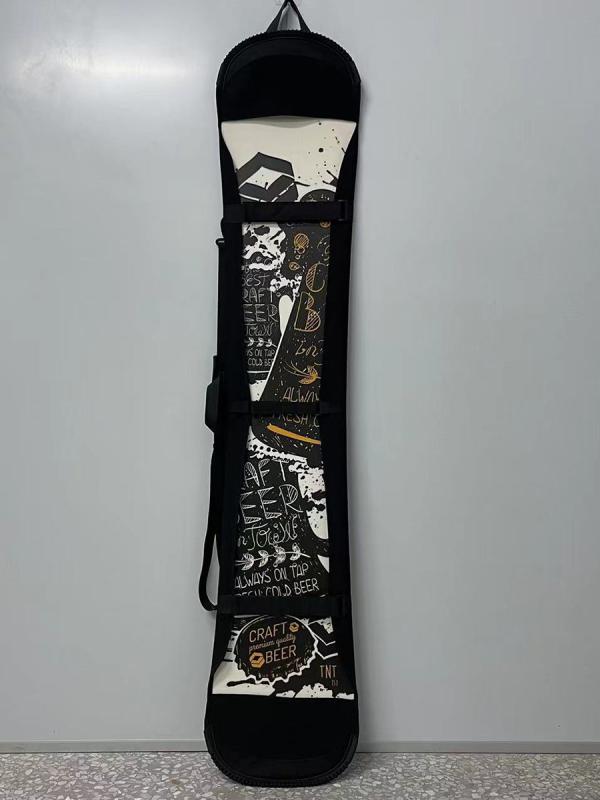 スノーボード ワンショルダー 防水 ソフトケース ダンプリング型 保護カバー ブラック 丈夫 軽量 キャリーバッグ 140CM 145CM 150CM 155CM 160CM対応 ゲレンデ 持ち運び 収納 保管