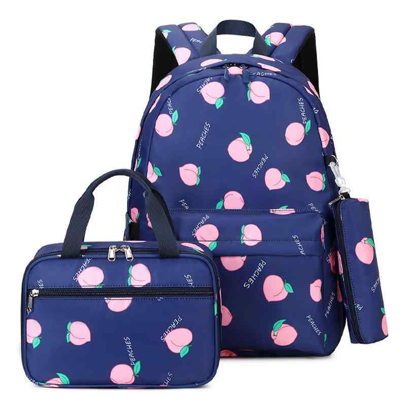 リュック レディース 通気性 軽量 負担軽減 撥水 ナイロン 花柄 プリント かわいい おしゃれ デイパック 通学 学生用 14インチPC対応 バックパック ブルー ブラック ピンク ベージュ