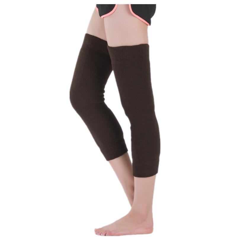 膝サポーター レディース 女性用 シニア 高齢者 秋冬 裏起毛 厚手 長め 保温 防寒 レッグウォーマー 足冷え対策(x2)