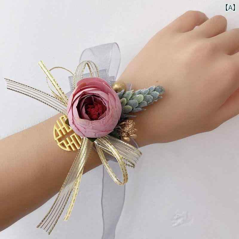 リストブーケ ブライズメイド 花嫁 キッズ ウェディング 結婚式 二次会 パーティー 韓国風 韓流 美しい..