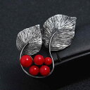 ブローチ レディース フェイクパール リーフ フラワーモチーフ 大ぶり 石 エレガント 華やか 電気メッキ加工 カーディガン スーツ コート ジャケット ドレス ファッション小物