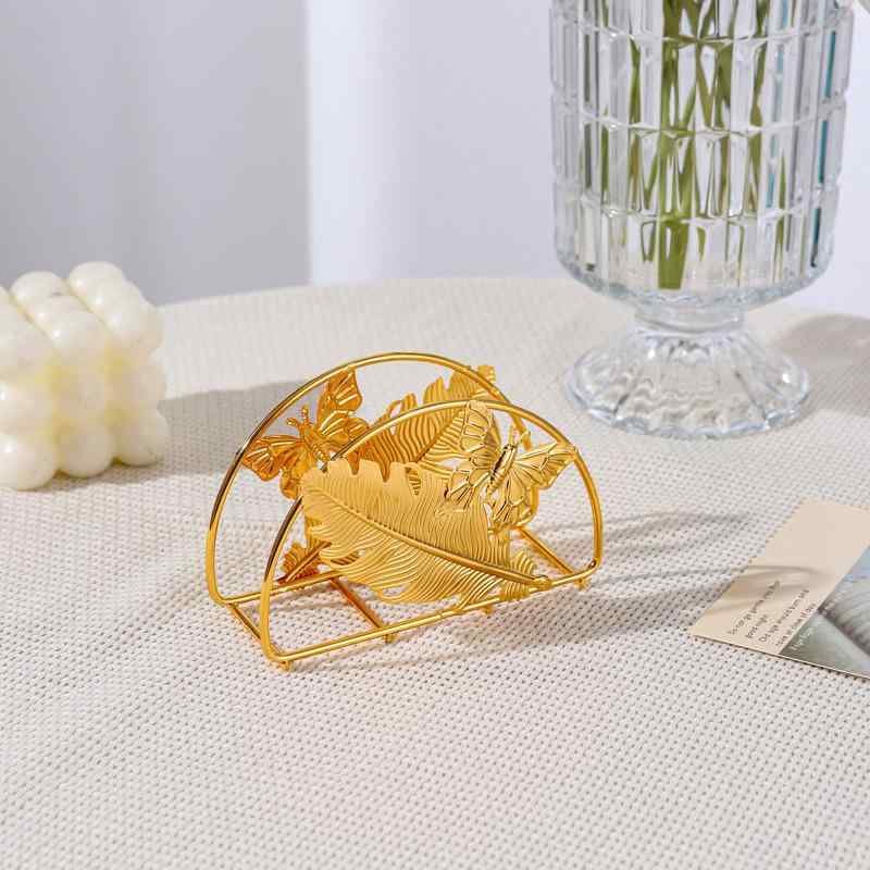 ティッシュケース 卓上 アイアン製 電気メッキ加工 高級感 ヨーロッパ風 家庭用 ホテル レストラン カ..