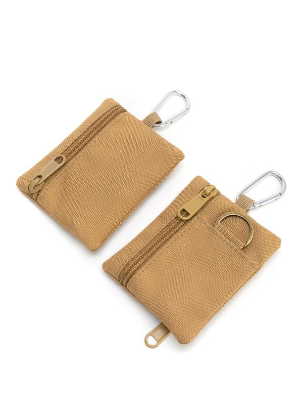 コインケース 男女兼用 タクティカル 耐摩耗性 収納力抜群 キー イヤホン カードケース ファスナー付き..