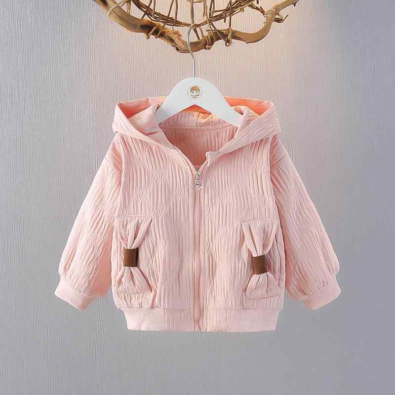 アウター 女の子 キッズ ベビー ガールズ 春秋 フード付き ジャケット おしゃれ かわいい カジュアル ..