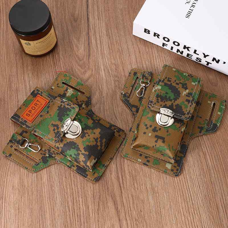 ウエストポーチ メンズ スマホポーチ ヒップバッグ ベルトループ 作業用 仕事用 通勤用 アウトドア 旅..