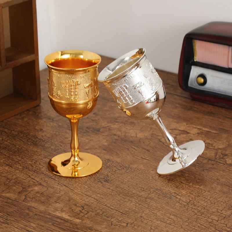 ゴブレット クラシック ヨーロピアン レトロ アンティーク調 亜鉛合金製 精巧 彫刻 花柄 ワイングラス ..