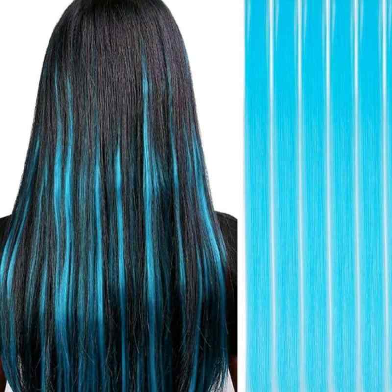 ヘアピース レディース 耳掛けカラー ポイントカラー エクステ 付け毛 ストレート クリップ式 ワンタッ..