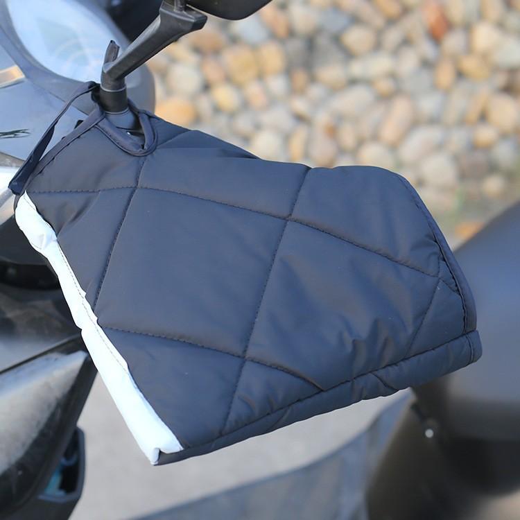 ハンドルカバー 男女兼用 大人 子供 冬用 保温 裏起毛 厚手 防風 電動自転車 電動三輪車 サイクリング ..