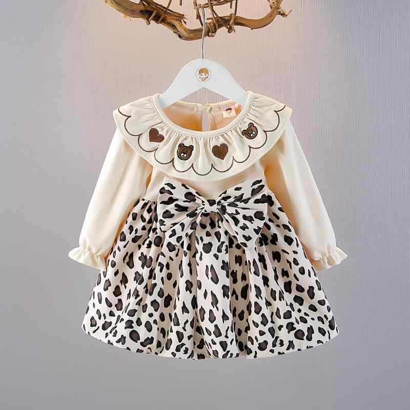 ワンピース ベビー 女の子 キッズ 長袖 ロングスリーブ プリンセスドレス 綿 コットン 春秋 かわいい おしゃれ フォーマル カジュアル フリル 黒 チョコレート色