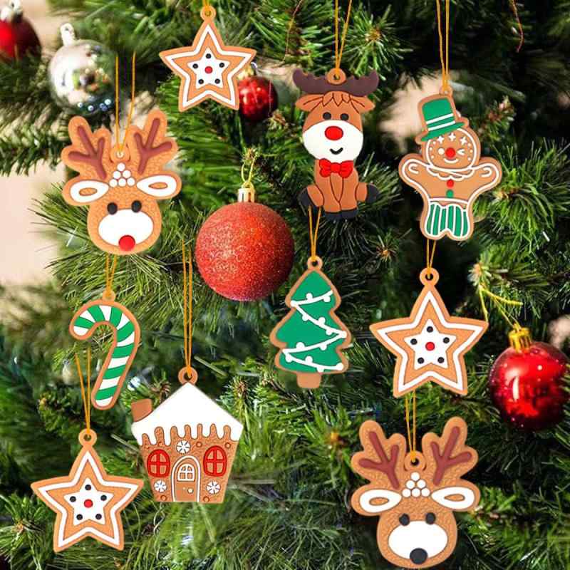 クリスマス オーナメント ジンジャーブレッドマン クッキーマン 飾り クリスマスツリー デコレーション..