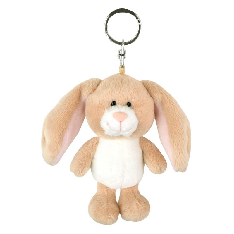 【NICI】 キーリング BB タレミミウサギ 10cm ビーンバッグ ぬいぐるみ ミニサイズ キーホルダー