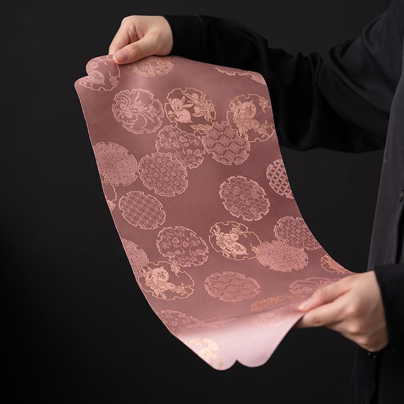 茶席 レディース 防水 乾泡 錦織うさぎ柄 おしゃれ かわいい ミニ ティーマット 茶室用 テーブルマット..