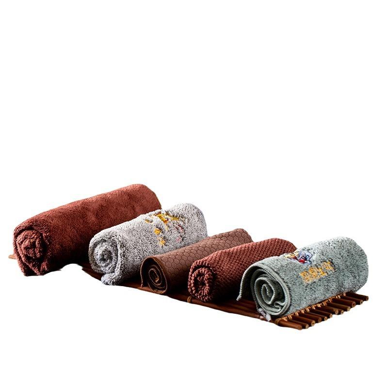 茶巾 スエード調 布製 抜群の吸水性 速乾性 高級感 新中式 モダン中華 茶器拭き 茶道具 養壺布 茶器マット お茶会 茶道用 おしゃれ