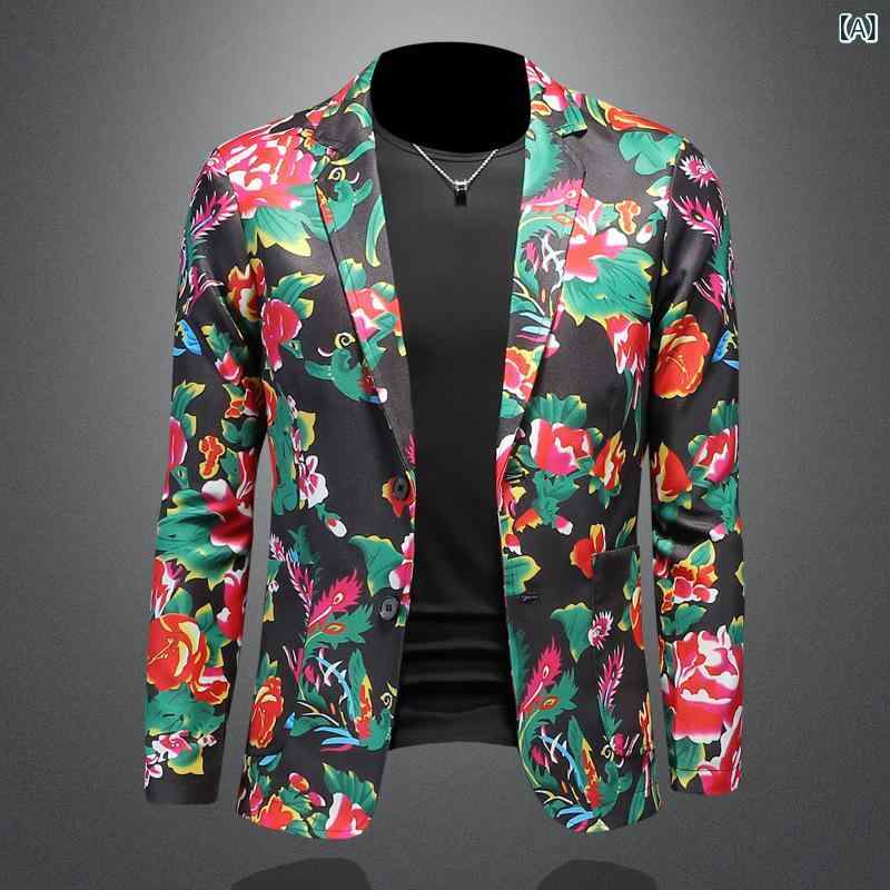 テーラードジャケット メンズ ウォッシャブル スリムフィット コーデュロイ スタイリッシュ カジュアル 春 ノッチドラペル 2つボタン シングルブレスト 長袖 ラウンドヘム ブラック レッド