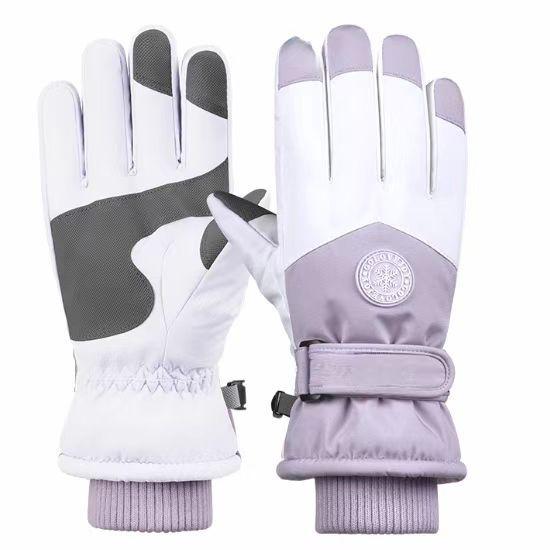 スキー グローブ レディース メンズ 防寒 保温 防風 撥水 裏起毛 厚手 タッチパネル対応 スマホ対応 サ..