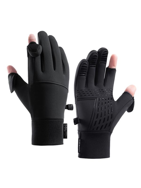 手袋 メンズ 冬用 裏起毛 保温 防寒 タッチスクリーン対応 スマホ対応 防風 撥水 アウトドア スポーツ ..