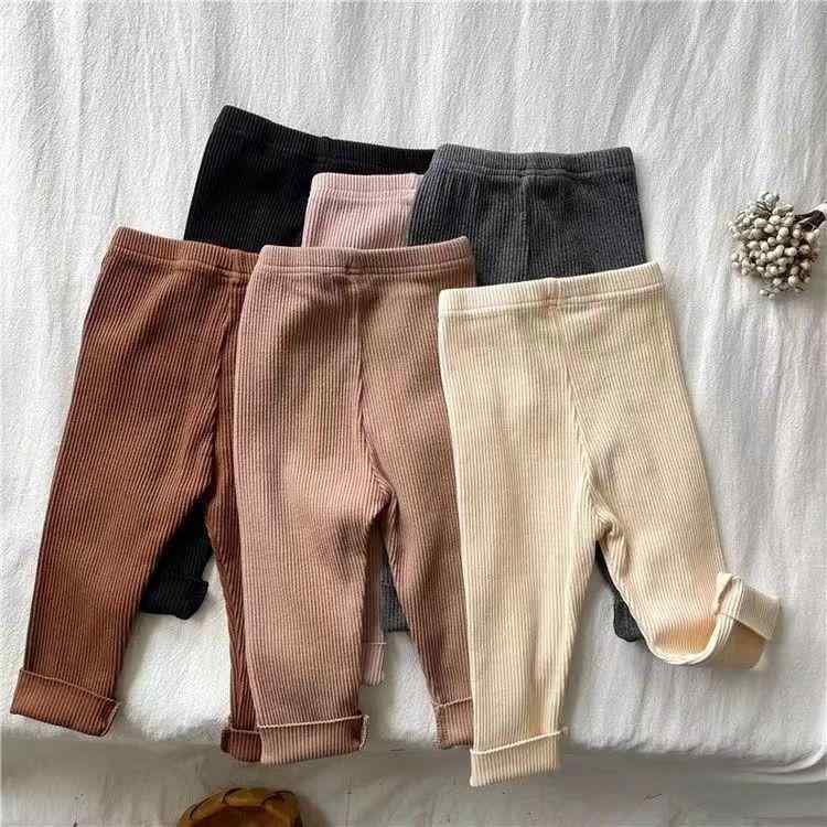 レギンス キッズ 女の子 ストレッチ リブ 春秋 柔らかい 肌触り コットン 綿素材 おしゃれ 韓国風 個性的 無地 外出着 普段使い ルームウェア スポーツ ロング丈 ウエストゴム 子供用