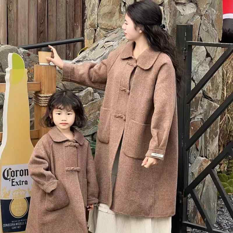 コート レディース 女性用 大人用 暖かい 防寒 ダブルフェイスウール 無地 上質 高級感 韓国風 エレガ..