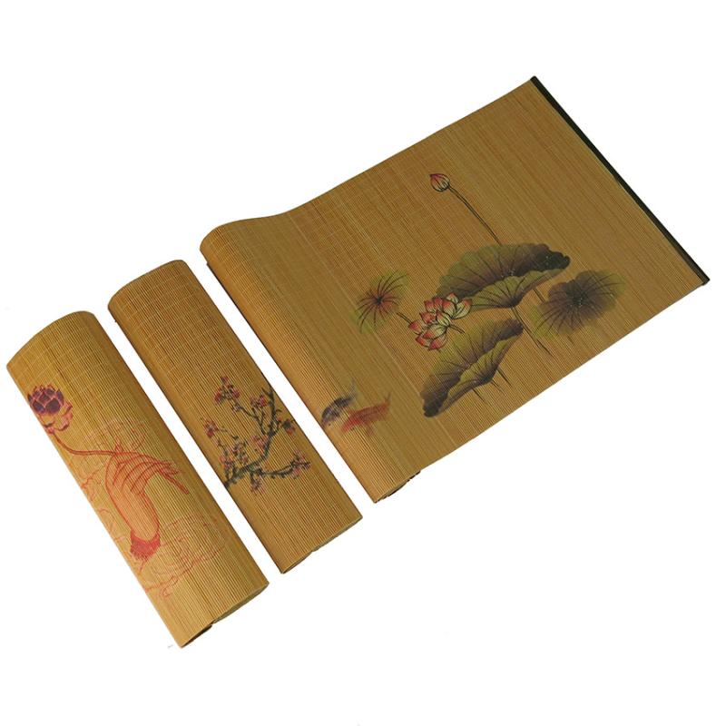 茶席 テーブルランナー 竹製 竹編み 断熱 耐熱 和風 ティーマット ランチョンマット ティーポットマッ..