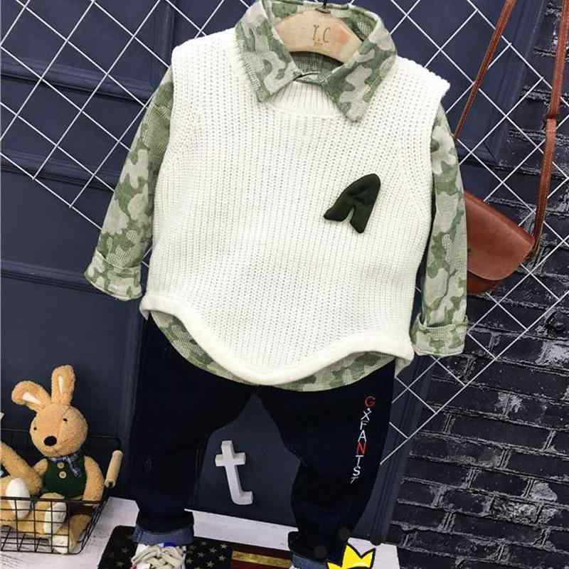 ニットベスト 男の子 子供用 キッズ スクール 春秋 韓国風 おしゃれ クルーネック プルオーバー 袖なし..