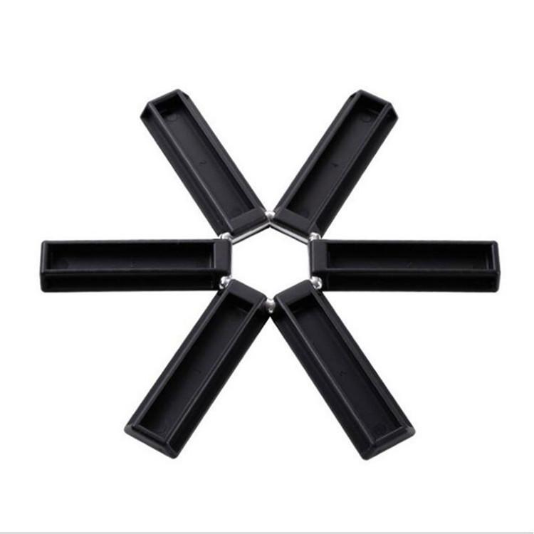 鍋敷き キッチン おしゃれ 折りたたみ式 PVC製 断熱 耐熱 多機能 ランチョンマット プレートマット 土..