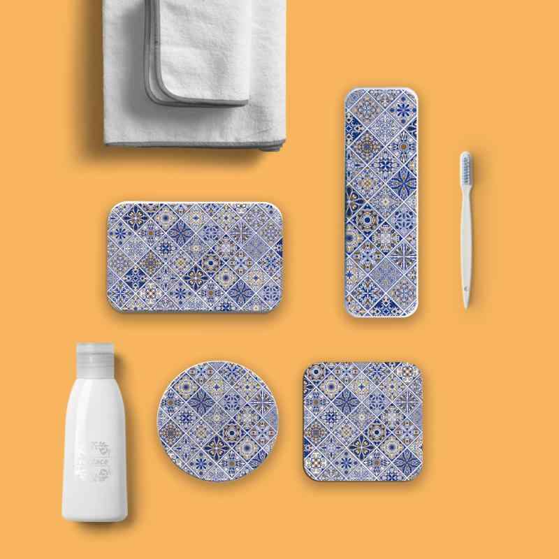 珪藻土コースター 吸水 速乾 滑り止め カートゥーン 丸型 角型 セット 洗面所 浴室 卓上 キッチン ダイニング 文字柄 アニマル柄 モダン シンプル インテリア 雑貨(x2)