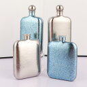 フラスコ メンズ レディース 純チタン製 軽量 ポータブル 精巧 アウトドア 家庭用 フロスト加工 5オンス 6オンス 8オンス 大容量 プレゼント