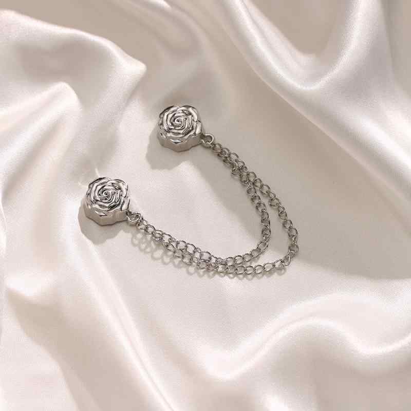 パンツ用 裾上げクリップ マグネット式 チェーン付き 丈詰め デニム ジーンズ 縫わずに簡単 裾丈調整 ..