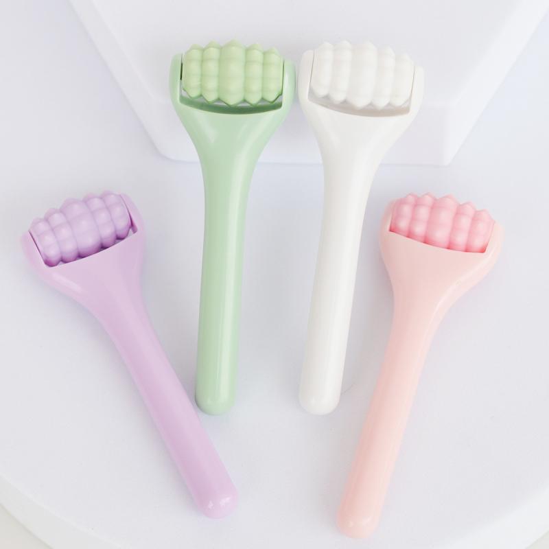 美容ツール レディース 目元ケア 軽量 コンパクト シリコン製 かわいい ポータブル マッサージローラー..