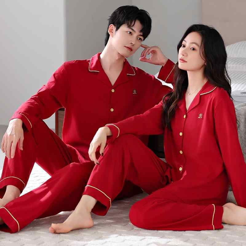 パジャマ メンズ レディース 高級感 綿100% 快適 通気性 ストレッチ ルームウェア 部屋着 外出可能 襟..