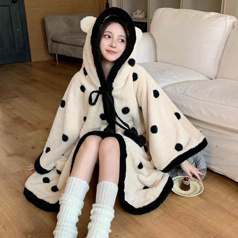 パジャマ レディース 冬 保温 あったか シャギー 長毛フリース フード付き パーカー 前開き カーディガ..