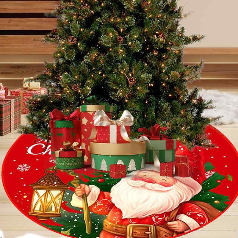 ツリースカート クリスマスツリー 足元カバー 雪の結晶 箔プリント 起毛素材 布製 高級感 おしゃれ 飾り付け 演出用 クリスマス用品 イベント パーティー