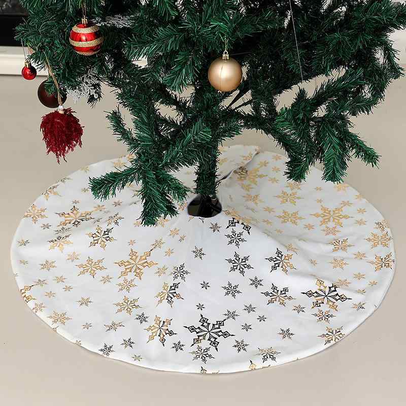 クリスマスツリースカート カートゥーン柄 プリント ポリエステル製 家庭用 パーティー イベント 装飾 飾り付け かわいい おしゃれ ユニーク 雰囲気作り 足元カバー