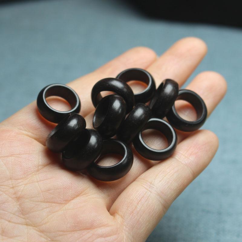 ブレスレットパーツ 黒檀 木製 小型スライドリング DIY アクセサリー 手芸 材料 ハンドメイド クラフト オリジナル制作 腕輪装飾 部品