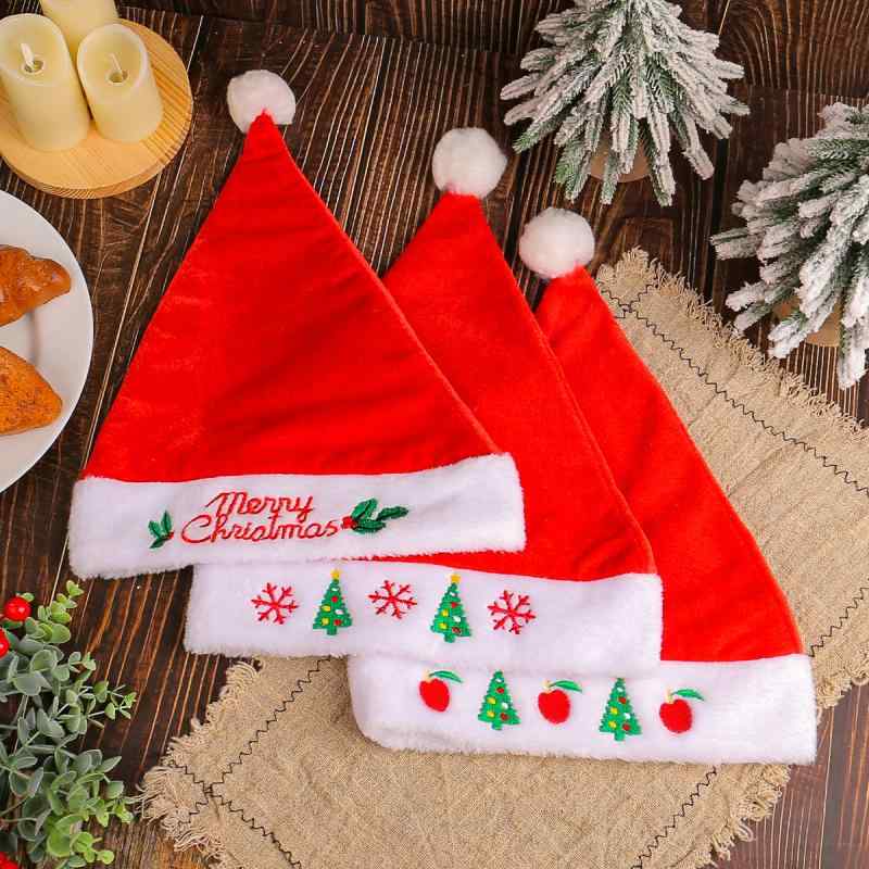 帽子 厚手 暖かい 防寒 ふわふわ クリスマス サンタ 大人 子供 シニア ベルベット 刺繍 ボア かわいい おしゃれ イベント パーティー キャップ ハット