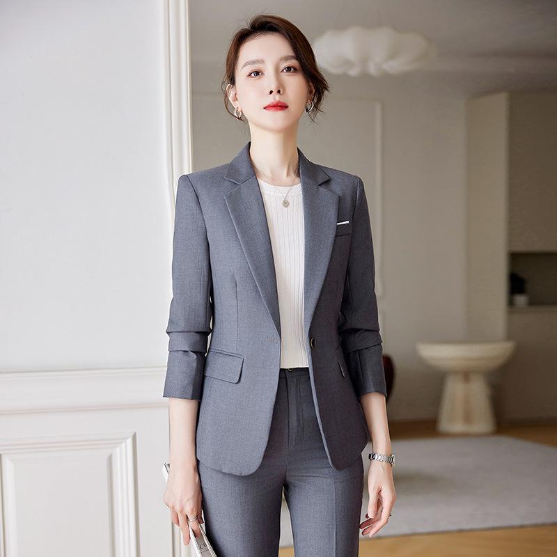 スーツ レディース ビジネス オフィス フォーマル セットアップ 通勤 春秋 マネージャー 受付 上品 エレガント きれいめ 高級感