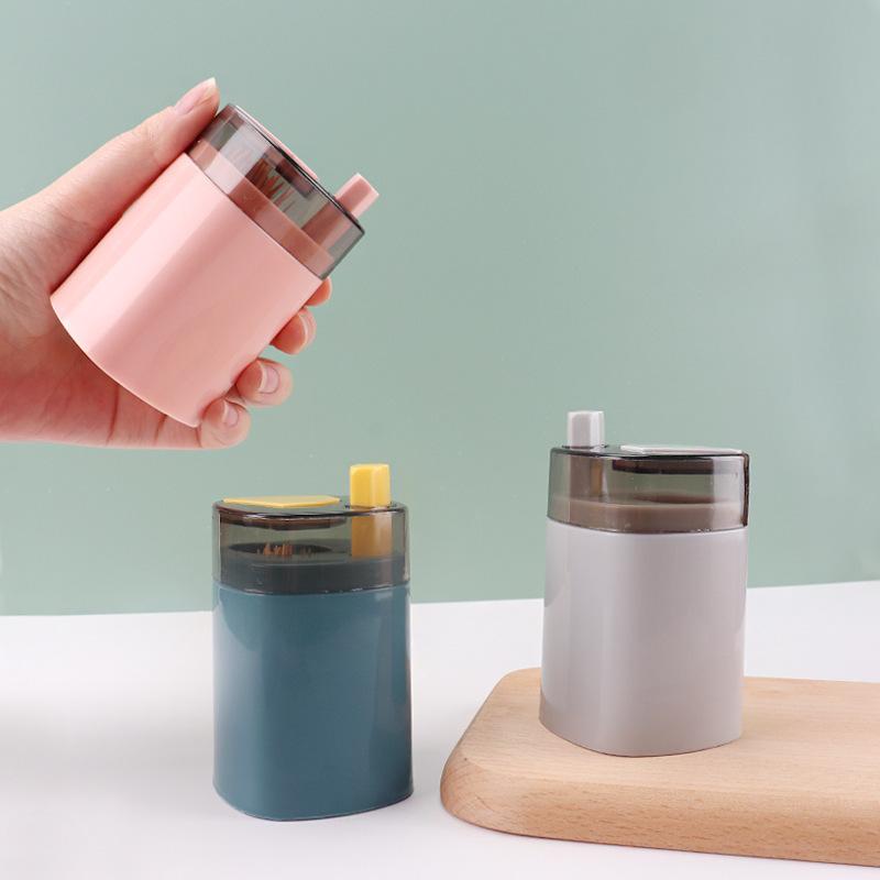 爪楊枝入れ ワンプッシュ 自動ポップアップ PP製 北欧デザイン おしゃれ スタイリッシュ 家庭用 食卓用..