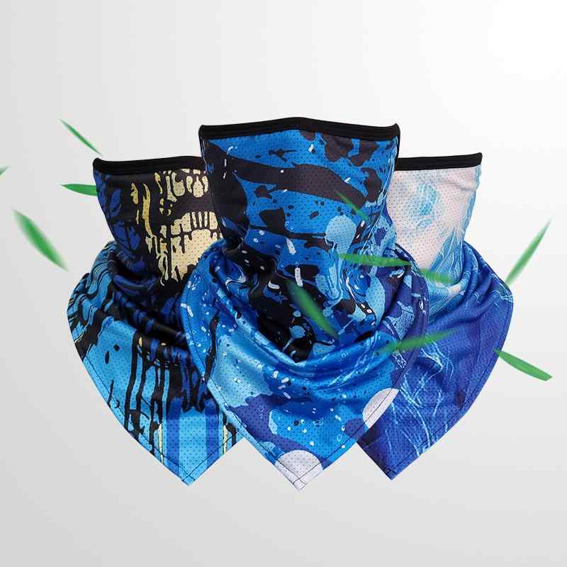 フェイスマスク 接触冷感 UVカット 日焼け防止 通気性 速乾 防塵 スポーツ サイクリング バイク アウトドア レジャー ランニング 釣り 登山 バンダナ型 おしゃれな豊富な柄 男女兼用 日よけ