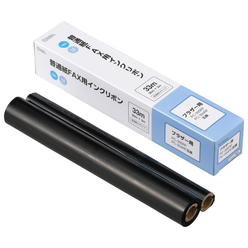 OHM 普通紙FAXインクリボン S-P4タイプ 3本入 16.5m
