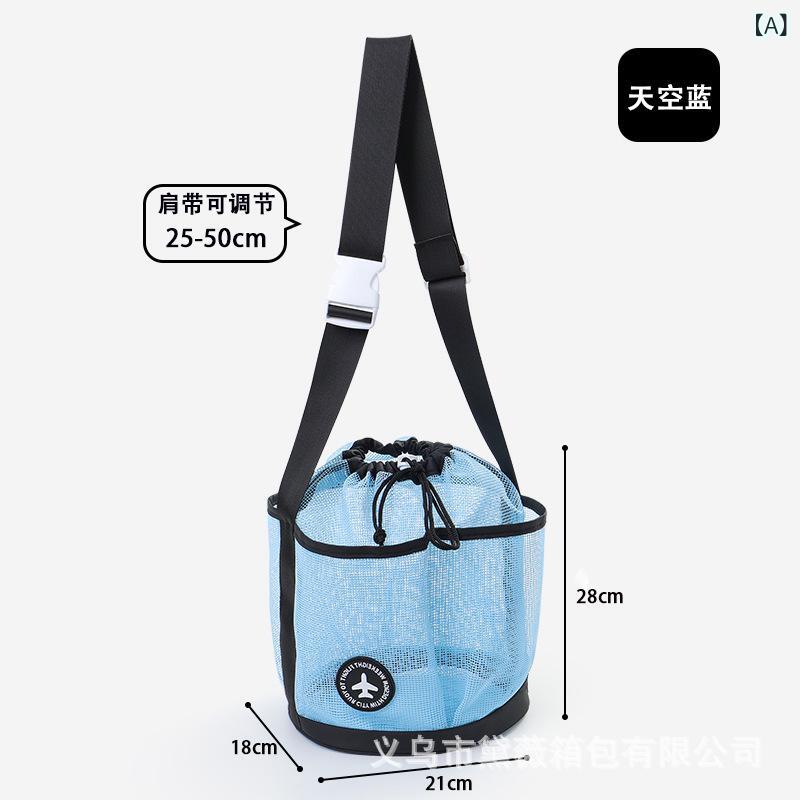 収納バッグ レディース メンズ 大容量 防水 ビーチバッグ メッシュバッグ プールバッグ スパバッグ トラベルポーチ トートバッグ 軽い 撥水 温泉 旅行 アウトドア mzymzy-11166299 モズラボ サンプル画像2
