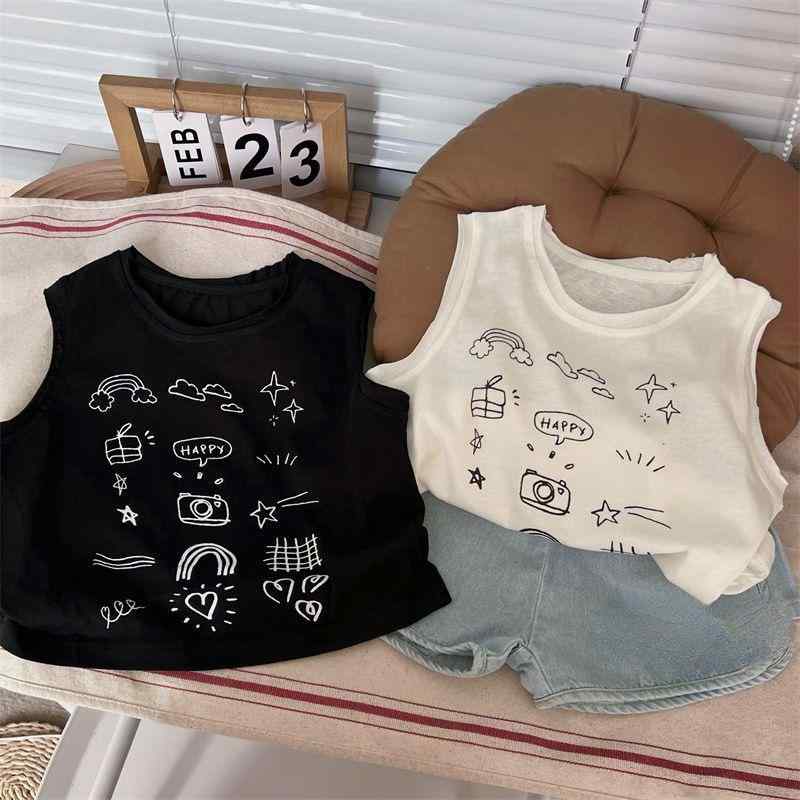 タンクトップ キッズ ベビー ノースリーブ トップス インナー カットソー 男の子 ...