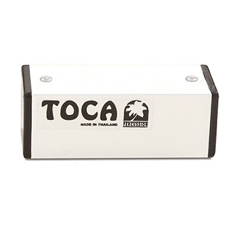 TOCA トカ メタルシェイカー パーカッション T-2204 4インチ スクエア ホワイト 4inch Square Metal Shaker White