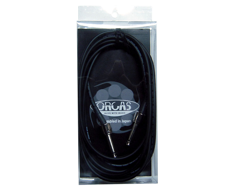 【期間限定、店内商品ポイントUP！】ORCAS オルカス ウクレレケーブル OUCA-3SS UKULELE CABLE 3mSS シールド ケーブル 3メートル ストレート+ストレート【P5】 spsale09