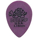 【今だけポイントUP！4月29日まで】JIM DUNLOP(ジムダンロップ)「Tortex Small Tear Drop 1.14(PUR)×12枚セット」トーテックス/スモール・ティアドロップ/ギターピック/423R114