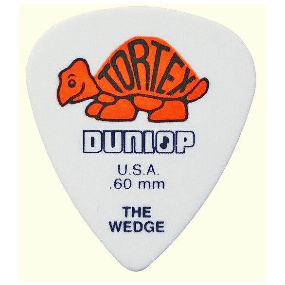 JIM DUNLOP(ジムダンロップ)「Tortex Wedge .60mm(ORG)×24枚セット」トーテックス/ウェッジ/ギターピック/424R60(ORG)【RCP】