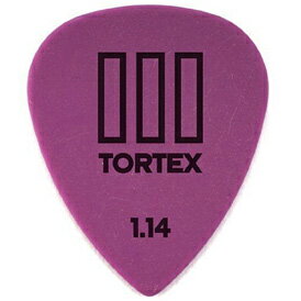 【ポイント5倍☆ブラックフライデー期間限定】JIM DUNLOP(ジムダンロップ)「Tortex T III 1.14mm(PUR)×1枚セット」トーテックス/...
